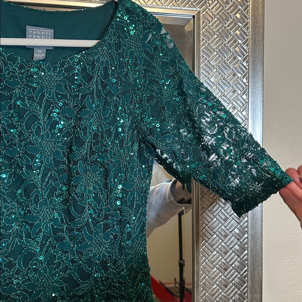 Green Lace Dress